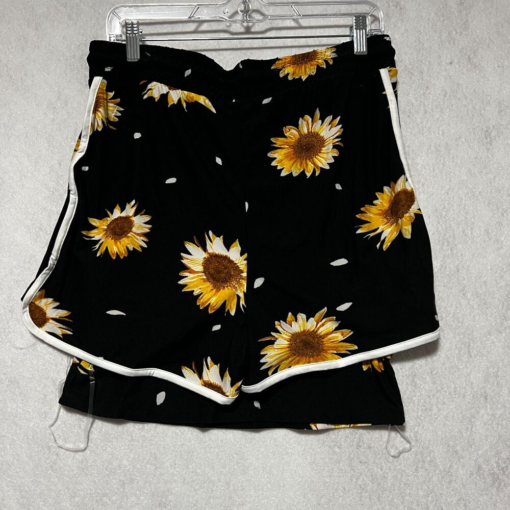 Derek Heart Women's Sunflower Short Set Size M